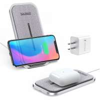 LAIMODA 10W qc3.0 wireless chargers mobile phone charging stations charge station cargador for samsung cargadores de for iphones