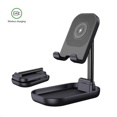 Desktop Phone Tablet Holder Wireless Charger Soporte para Celular Soporte Movil Telefono Support Telephone Voiture Stand Mobile