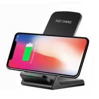 Qi 10W desk fast Wireless Charging Portable stand charger Cargador Inalambrico Rapida Para Telefono Celular